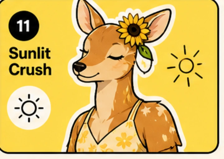 Sunlit Crush Photo Energy Type card